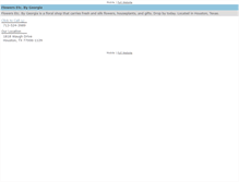 Tablet Screenshot of flowersetcbygeorgia.com